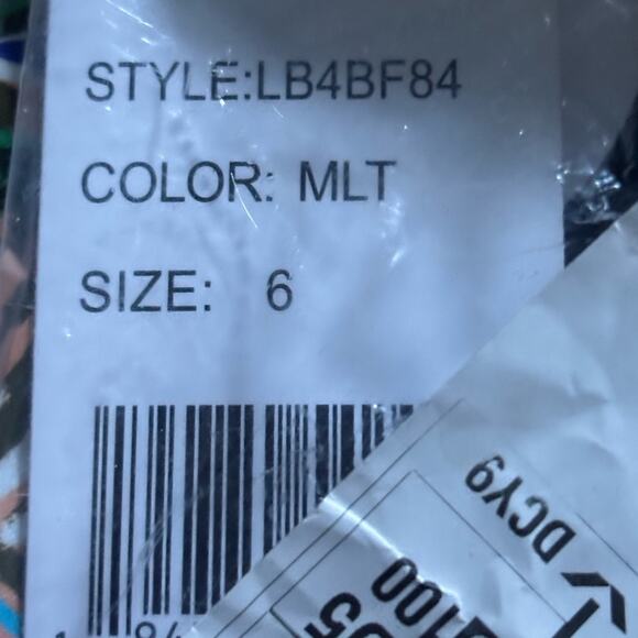 La Blanca Neon Nights Halter Tankini Top NEW Size 6 - Picture 6 of 6